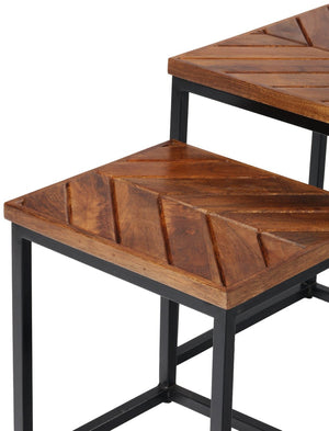 Parquet Coffee Table with Stool - XShowhome Limited - Jaipur
