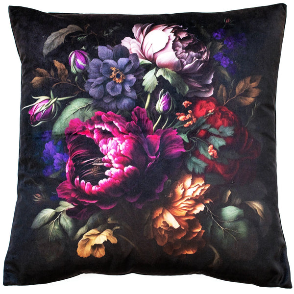 Paul Moneypenny Floral Printed Cushion 45x45 - ID10201071616330 - Canwell Interiors Limited - Malini