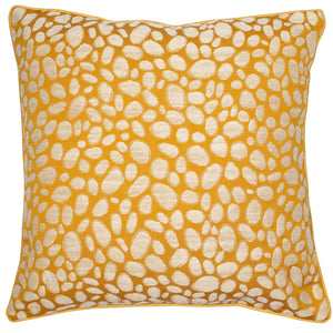 Pebbles Design Weave Mustard 50x50 - Canwell Interiors Limited - Malini