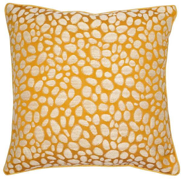 Pebbles Design Weave Mustard 50x50 - Canwell Interiors Limited - Malini