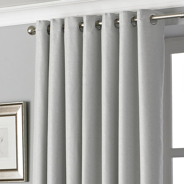 Pendleton 229x183 Ring Top Curtains Silver - Canwell Interiors Limited - Riva