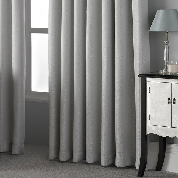 Pendleton 229x183 Ring Top Curtains Silver - Canwell Interiors Limited - Riva