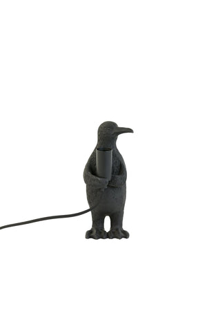 PENGUIN Table Lamp — E14 Matt Black - Canwell Interiors Limited - Light & Living
