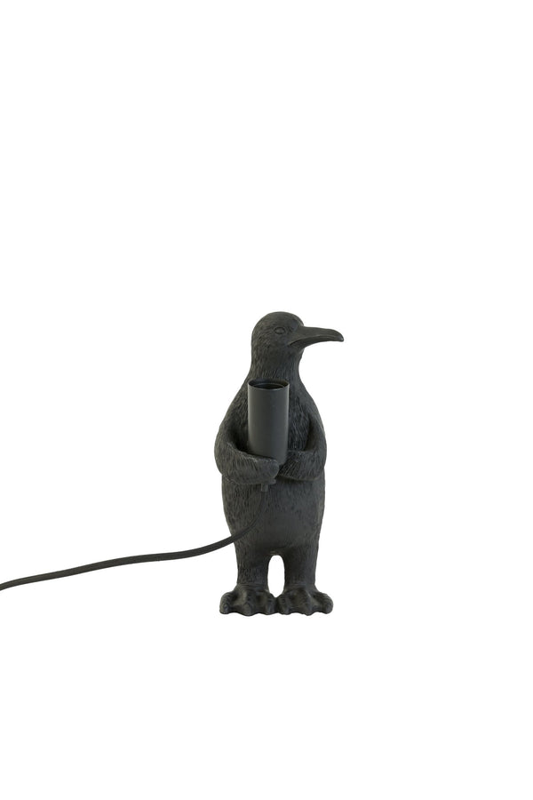 PENGUIN Table Lamp — E14 Matt Black - Canwell Interiors Limited - Light & Living