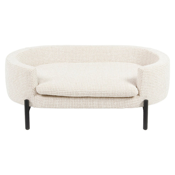 Pet bed Dolly beige blockweave - Canwell Interiors Limited - Richmond
