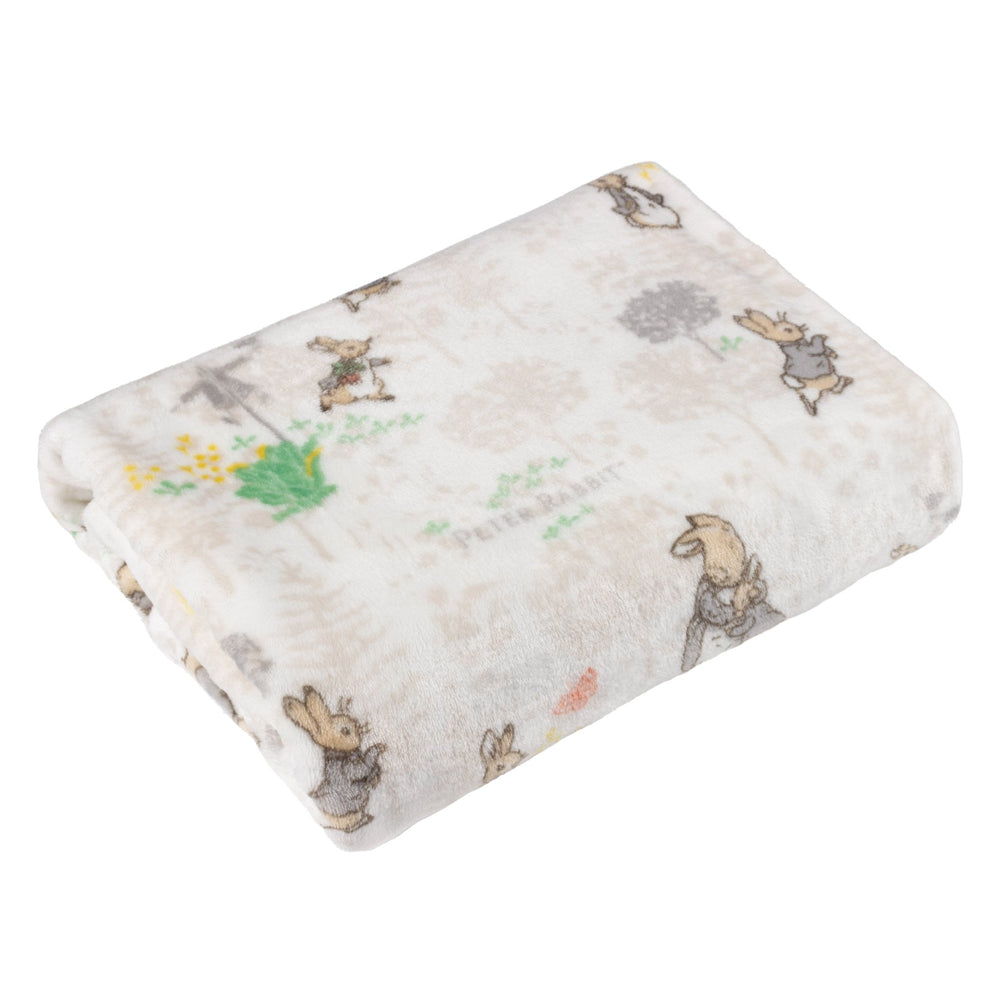 Peter Rabbit Classic 130x150 Fleece Throw Multi - Canwell Interiors Limited - Riva