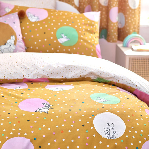 Peter Rabbit Dotty Double Duvet Set Ochre - XShowhome Limited - Riva