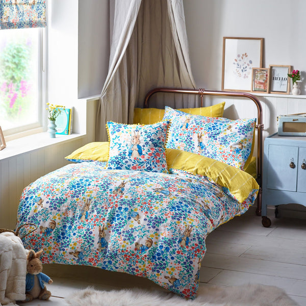Peter Rabbit Florelli Single Duvet Set Multi - Canwell Interiors Limited - Riva