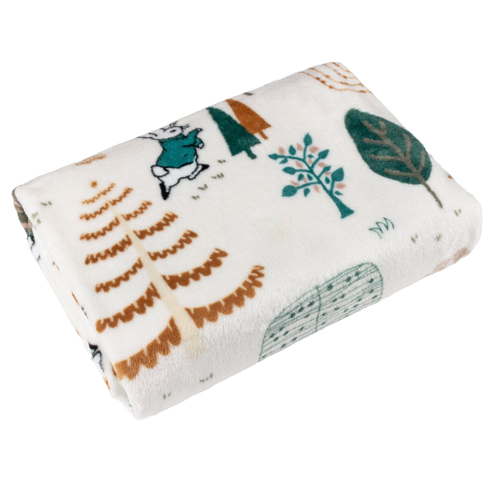 Peter Rabbit Scandi Woods 130x150 Fleece Throw Multi - XShowhome Limited - Riva