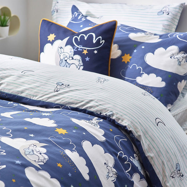 Peter Rabbit Sleepy Head Single Duvet Set Blue - XShowhome Limited - Riva