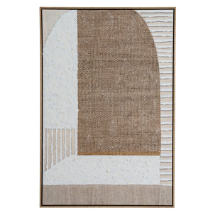 Petra Hand Painted Canvas in Frame - Canwell Interiors Limited - Hills