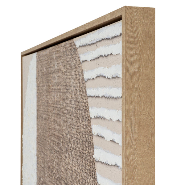 Petra Hand Painted Canvas in Frame - Canwell Interiors Limited - Hills