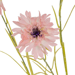 Pink Cornflower Stem - Canwell Interiors Limited - Hills