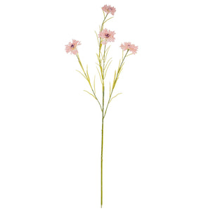 Pink Cornflower Stem - Canwell Interiors Limited - Hills