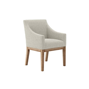 Piper Bisque & Brushed Wood Dining Chair - Canwell Interiors Limited - Canwell