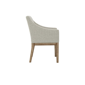Piper Bisque & Brushed Wood Dining Chair - Canwell Interiors Limited - Canwell