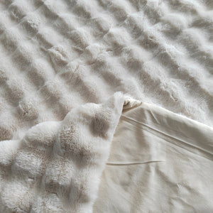 Plaid Cosy Fluff Cream 150x200 - XShowhome Limited - Richmond