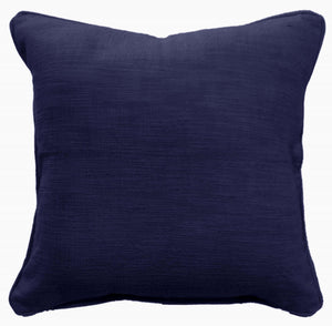 Plain Slub Texture Indigo 50x50 - Canwell Interiors Limited - Malini