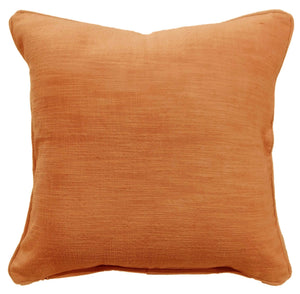 Plain Slub Texture Orange 50x50 - Canwell Interiors Limited - Malini