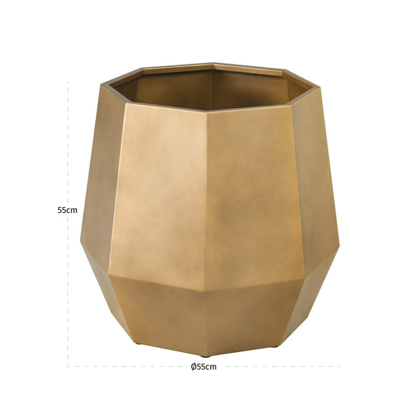Planter Axis Bronze Gold Medium - XShowhome Limited - Richmond