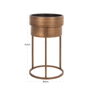 Planter Chadd brushed gold - Canwell Interiors Limited - Richmond