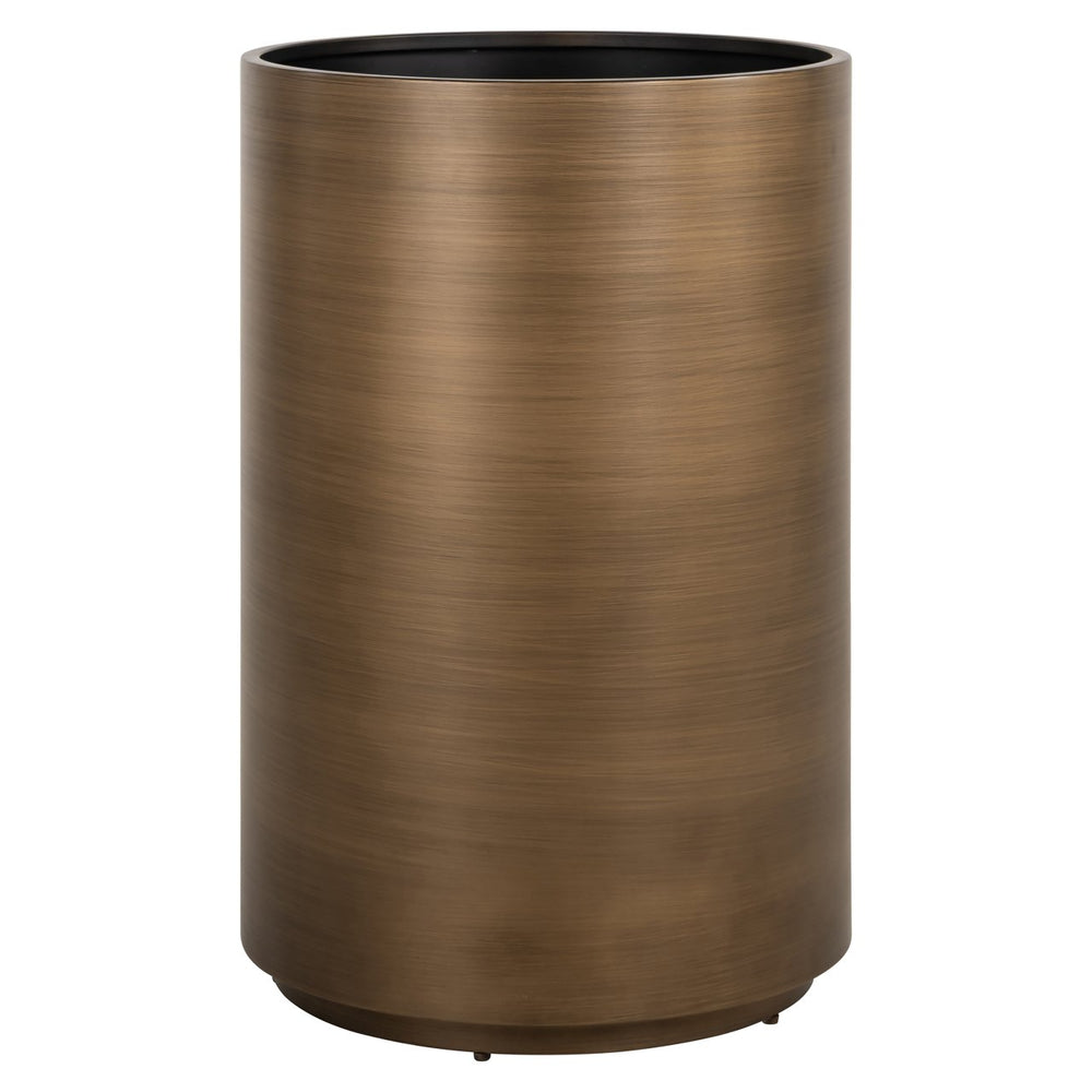 Planter Dira brushed gold 50Ø - Canwell Interiors Limited - Richmond