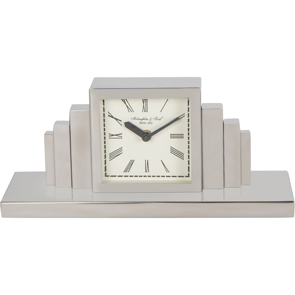 Plaza Nickel Mantel Clock - XShowhome Limited - Libra