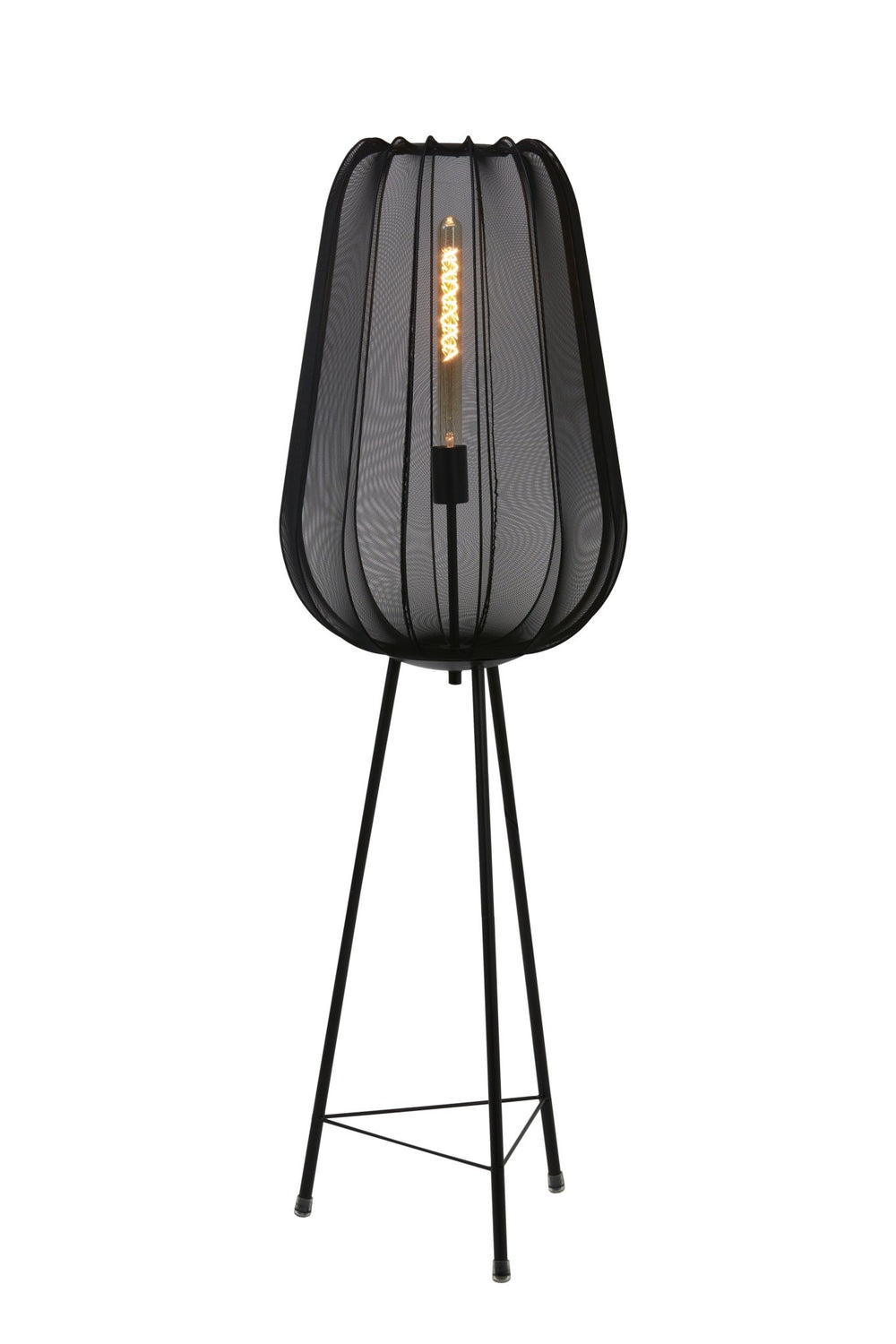 PLUMERIA Floor Lamp — Tripod Black - Canwell Interiors Limited - Light & Living