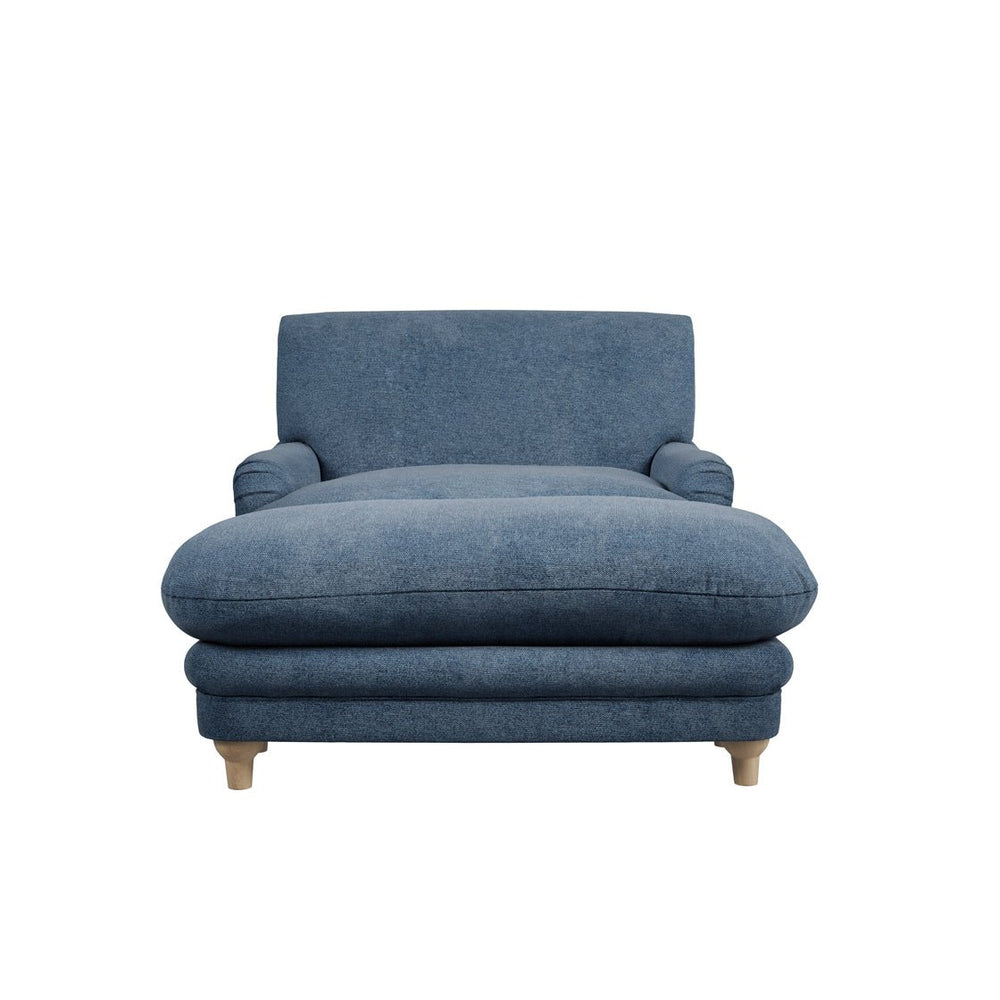 Plumpton Chair Denim Blue Weave - Canwell Interiors Limited - Canwell