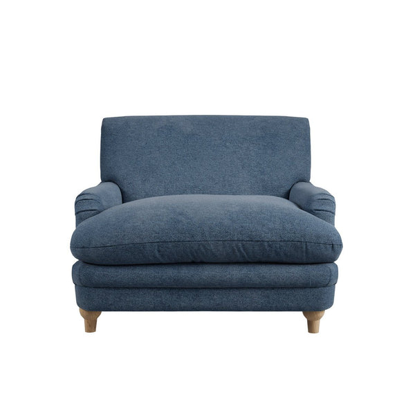 Plumpton Chair Denim Blue Weave - Canwell Interiors Limited - Canwell