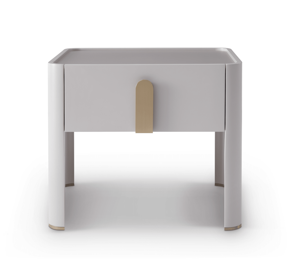 Polaris Bedside Table - Matte Beige - XShowhome Limited - Tommy Franks