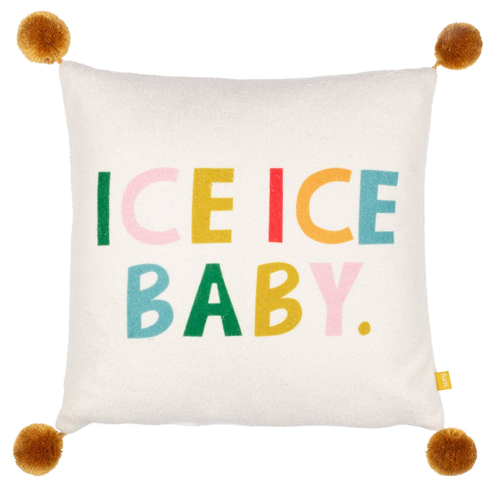 Pom - Poms Ice Ice Baby 43x43 Feather Filled Cushion Multi - XShowhome Limited - Riva