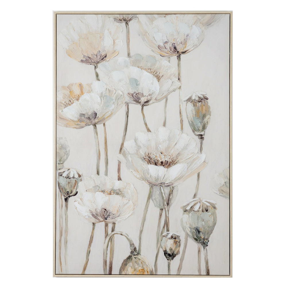 Poppy Meadow Handpainted Canvas in Frame - XShowhome Limited - Hills
