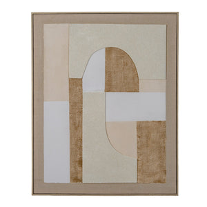 Portina Linen Textured Canvas in Frame - Canwell Interiors Limited - Hills