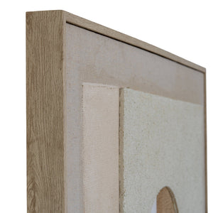 Portina Linen Textured Canvas in Frame - Canwell Interiors Limited - Hills