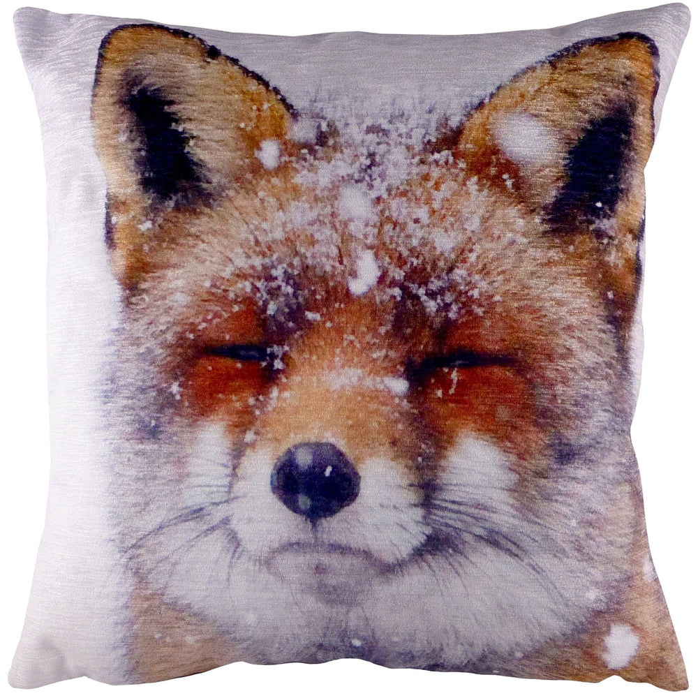 Portrait Fox 43x43 Feather Filled Cushion Multi - XShowhome Limited - Riva
