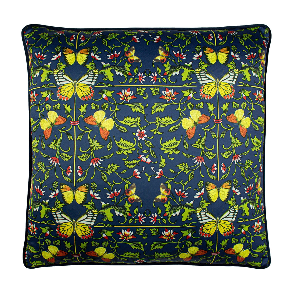 Potage 50x50 Feather Filled Cushion Navy - Canwell Interiors Limited - Riva
