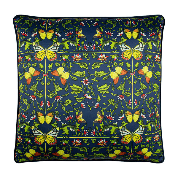 Potage 50x50 Feather Filled Cushion Navy - Canwell Interiors Limited - Riva