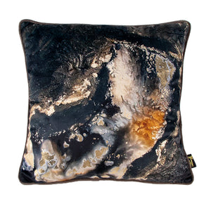 Printed Black Splash Cushionhint of Must 45x45 - Canwell Interiors Limited - Malini