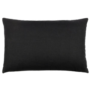 Pritta 40x60 Feather Filled Cushion Black - Canwell Interiors Limited - Riva