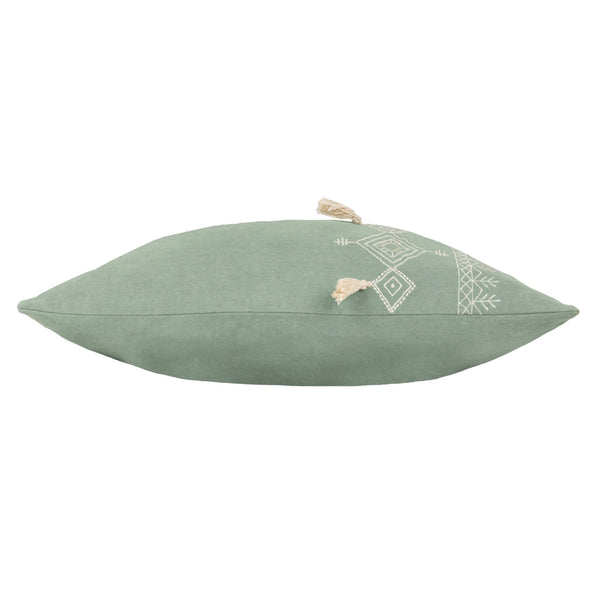 Pritta 40x60 Feather Filled Cushion Eucalyptus - Canwell Interiors Limited - Riva