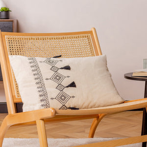 Pritta 40x60 Feather Filled Cushion Natural - Canwell Interiors Limited - Riva
