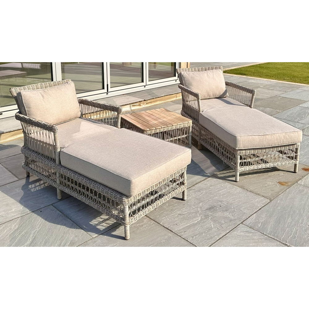 Provence Collection Outdoor Sun Lounger Set - Canwell Interiors Limited - Hills
