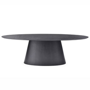 Tavamo Dining Table - Oval - Black Oak - Tommy Franks