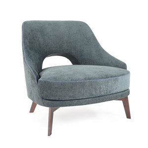 Verna Lounge Chair - Steel - Tommy Franks