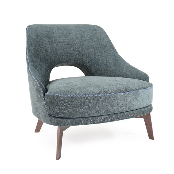 Verna Lounge Chair - Steel - Tommy Franks