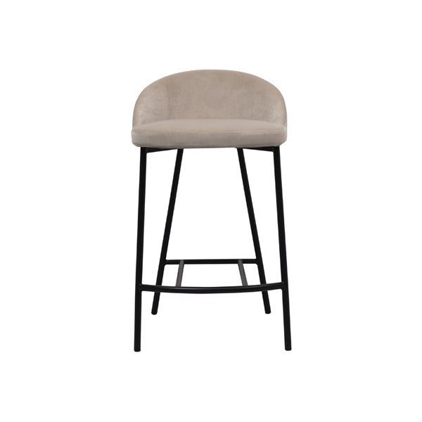 Tux Counter Stool - Taupe - Tommy Franks