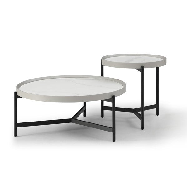 Ivery Coffee Table - Light Grey - Tommy Franks