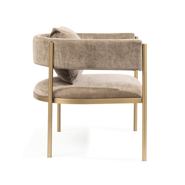 Envie II Lounge Chair - Giselle Olive - Tommy Franks