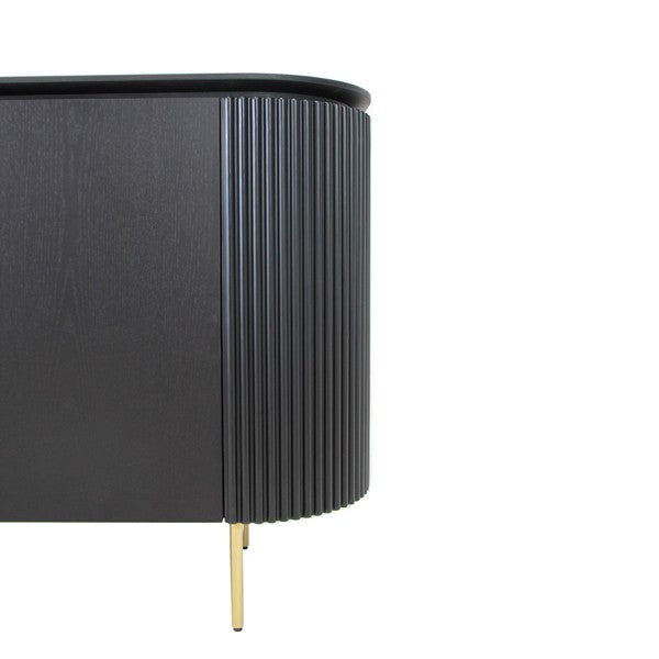 Lantine Buffet - Black Oak & Brass - Tommy Franks